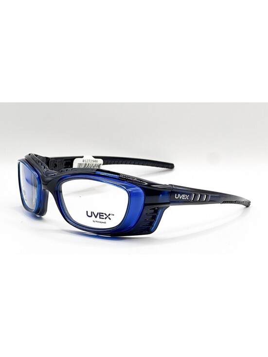 Uvex Accessories - NEW UVEX SW09 BLUE BLACK SAFETY BLUE/BLACK AUTHENTIC EYEGLASSES 56-21